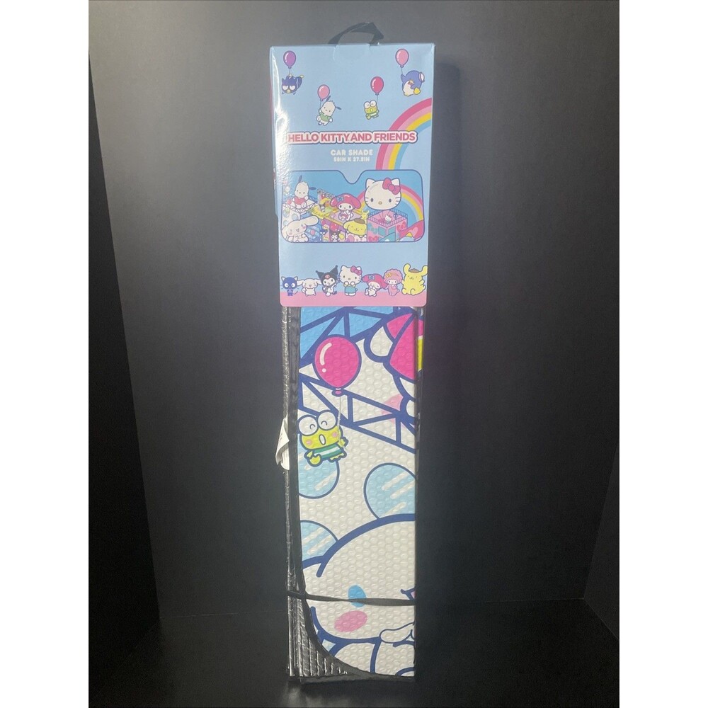 Sanrio Hello Kitty & Friends Balloon World 58 x 27.5 Inch Car Shade Windshield